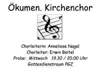 &Ouml;kumenischer Kirchenchor